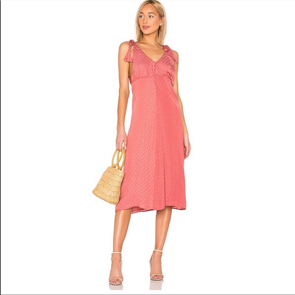 Show me your Mumu pink midi dress size M